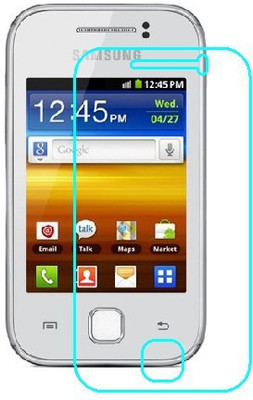 DARSHILGOLBE Edge To Edge Tempered Glass for SAMSUNG GALAXY YOUNG(Pack of 1)