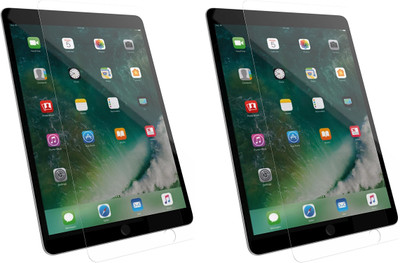 realtech Edge To Edge Tempered Glass for Apple iPad 9.7 (2018)(Pack of 2)
