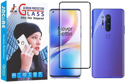Jacure Front and Back Screen Guard for Oneplus 8 Pro(Pack of 2)