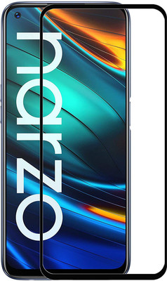 TempGlow Edge To Edge Tempered Glass for Realme Narzo 20 Pro(Pack of 1)