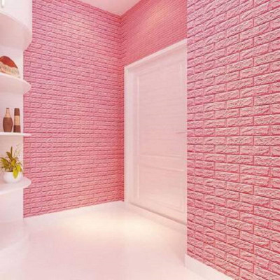 ODELEE Abstract Pink Wallpaper(77 cm x 70 cm)