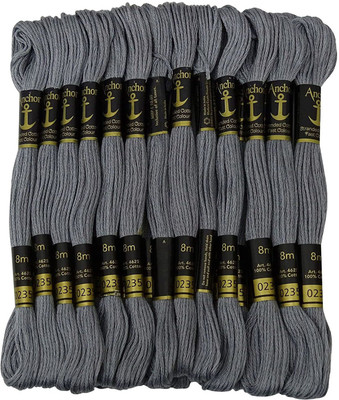 ANCHOR grey Thread(8 m Pack of25)
