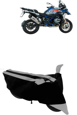 RONISH Two Wheeler Cover for BMW(R 1200 GS, Black, Silver)