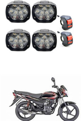APICAL APCL155 Fog Lamp Motorbike LED for Bajaj (24 V, 15 W)(Platina, Pack of 4)