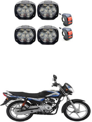 APICAL APCL057 Fog Lamp Motorbike LED for Bajaj (24 V, 15 W)(CT 100, Pack of 4)