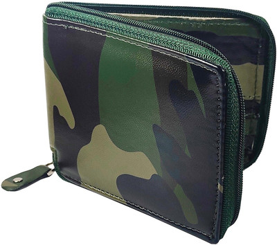 Rozvolt Men Casual, Formal Green Artificial Leather Wallet(3 Card Slots)