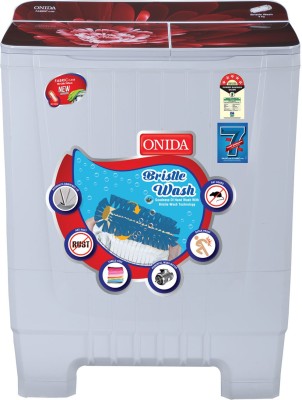 Onida 8 kg Semi Automatic Top Load Red, White(S80GSB)   Washing Machine  (Onida)