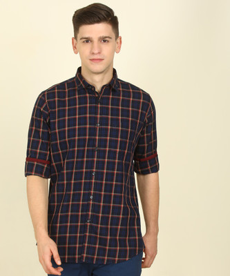 van-heusen-sport-men-checkered-casual-multicolor-shirt