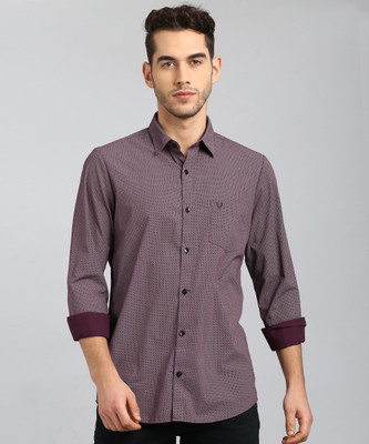 allen-solly-men-printed-casual-maroon-shirt