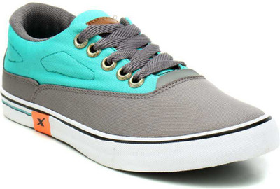 Sparx SM 322 | Stylish, Comfortable | Casuals For Men(Grey, Green , 8)