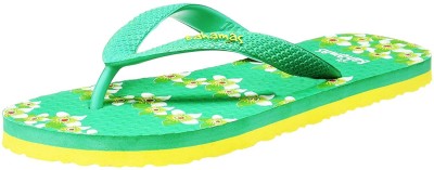 Relaxo Bahamas Women Slippers(Green , 4)