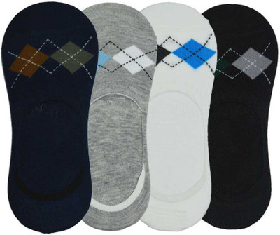 BBS DEAL Men & Women Solid Peds/Footie/No-Show(Pack of 4)