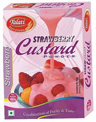 Talati Strawberry Custard Mix-100gm (Pack of 2) Custard Powder  (200 g)