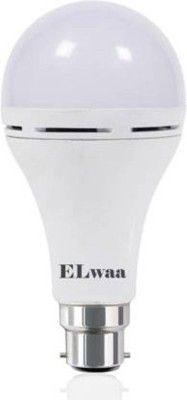 ELWAA 9 W Round B22 Inverter Bulb(White)