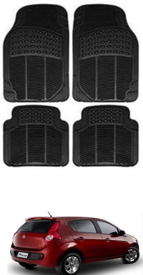 RONISH Rubber Standard Mat For  Fiat Palio(Black)