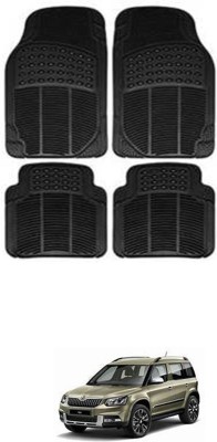 RONISH Rubber Standard Mat For  Skoda Yeti(Black)