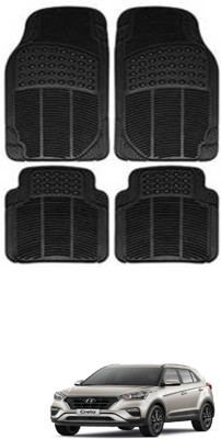 RONISH Rubber Standard Mat For  Hyundai Creta(Black)