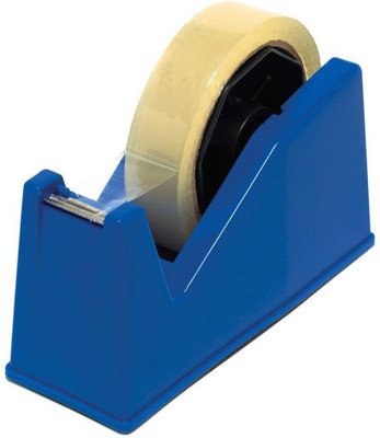 PANKU Single side Desktop Tape Dispenser (Manual)(Set of 1, Blue, Yellow)