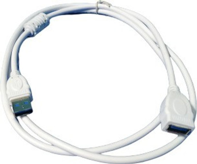 APNA KANHA Micro USB Cable 1.5 m USB 3.0 High Speed Extension Micro USB Cable(Compatible with Laptop,Computer,Printer,PenDrive,Keyboard,Mouse, White, One Cable)