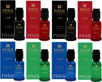 FOGG Scent CZAR, SULTAN, PRINCE & TYCOON 8N X 15ml Deodorant Spray  -  For Men & Women(120 ml, Pack of 8)