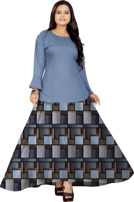 Nilkanth Fashion Women Ethnic Top Skirt Set