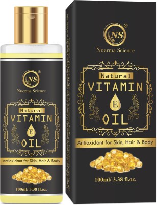 Nuerma Science Natural Vitamin E Oil (Antioxidant for Skin, Hair & Body) Hair Oil(100 ml)