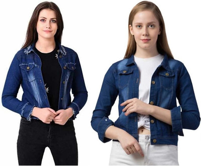 red craft Full Sleeve Solid Women Denim Jacket
