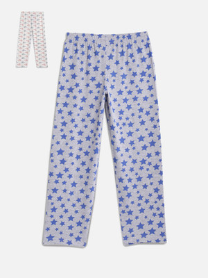SINI MINI Track Pant For Girls(Multicolor, Pack of 2)