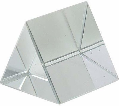DIYtronics Glass Prism DIY Prism for Student Size 50x 50x 50x Science Experiments Physics(White)