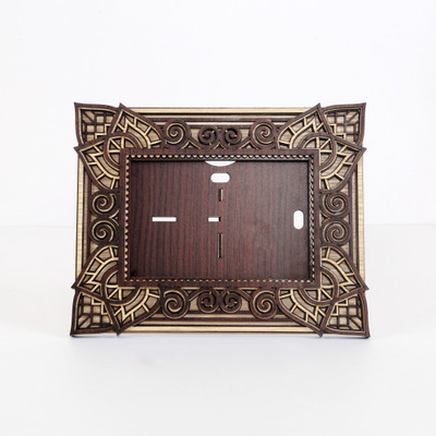 JD Multi MDF Wall Photo Frame(Brown, 1 Photo(s), 4x6 Inch)