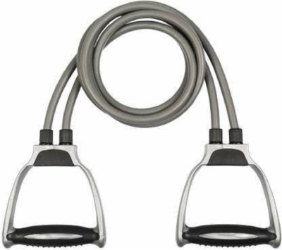 JOJO NATION Double Resistance Toning Tube - Promotes Strength Training and Muscle Building Resistance Tube(Grey)