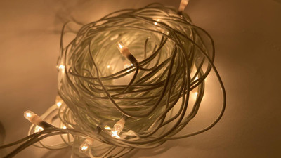 JACKAL 58 LEDs 14 m Yellow Steady String Rice Lights(Pack of 1)