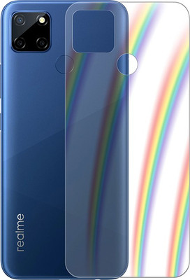 MARSHLAND Back Screen Guard for Realme C12 Rainbow effect(Pack of 1)