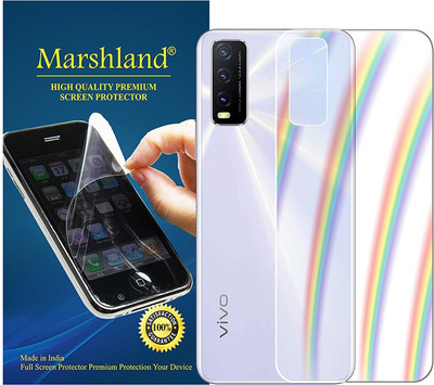 MARSHLAND Back Screen Guard for Vivo Y20i, Rainbow Effect(Pack of 1)