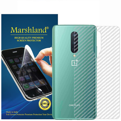 MARSHLAND Back Screen Guard for OnePlus 8, Carbon fiber(Pack of 1)