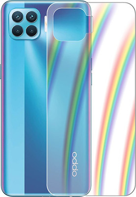 MARSHLAND Back Screen Guard for Oppo F17 Pro Rinbow effect(Pack of 1)