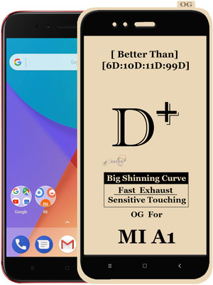 HQ Protection Edge To Edge Tempered Glass for Mi A1(Pack of 1)