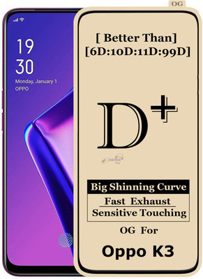 HQ Protection Edge To Edge Tempered Glass for OPPO K3(Pack of 1)
