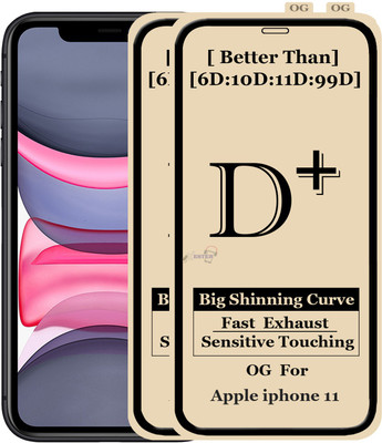 Xester Edge To Edge Tempered Glass for APPLE IPHONE 11(Pack of 2)