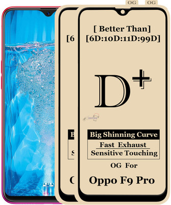 Xester Edge To Edge Tempered Glass for OPPO F9 Pro(Pack of 2)