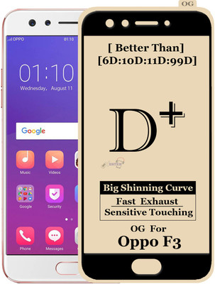 Gorilaorginal Edge To Edge Tempered Glass for Oppo F3(Pack of 1)