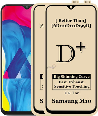 HQ Protection Edge To Edge Tempered Glass for Samsung Galaxy M10(Pack of 2)