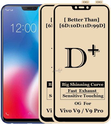Gorilaorginal Edge To Edge Tempered Glass for ; VIVO V9 PRO(Pack of 2)
