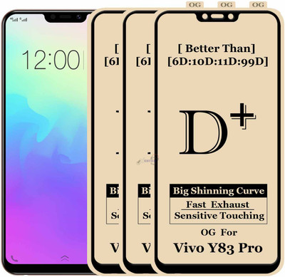 Xester Edge To Edge Tempered Glass for VIVO Y83 PRO(Pack of 3)