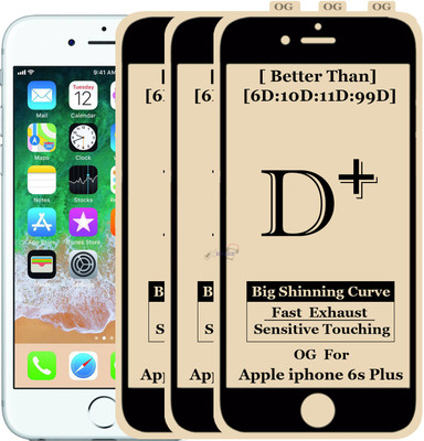 Gorilaorginal Edge To Edge Tempered Glass for Apple iPhone 6s Plus(Pack of 3)