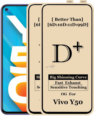 Xester Edge To Edge Tempered Glass for VIVO Y50(Pack of 2)