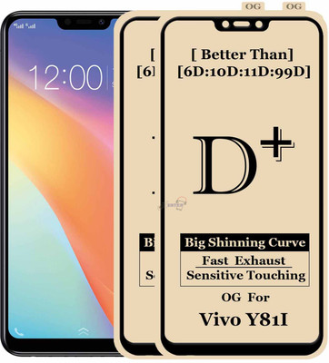 Gorilaorginal Edge To Edge Tempered Glass for ; VIVO Y81I(Pack of 2)