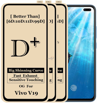 HQ Protection Edge To Edge Tempered Glass for VIVO V19(Pack of 3)