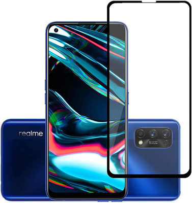 Rathote Collection Edge To Edge Tempered Glass for Realme 7 Pro(Pack of 1)
