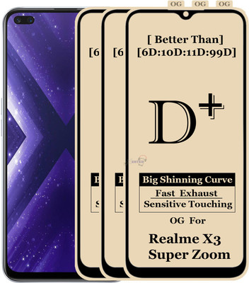 Xester Edge To Edge Tempered Glass for REALME X3 SUPER ZOOM(Pack of 3)